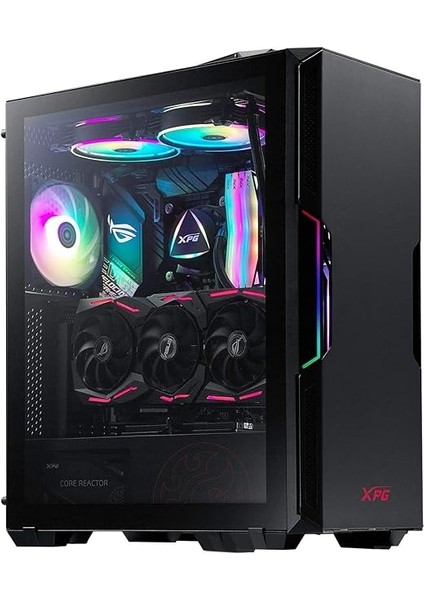 Xpg Güçlü Orta Boy Bilgisayar Kasası, Atx/micro Atx, Mini-Itx, Kompakt Boyut, Temperli Cam Yan Panel, I/o USB 3.0 Bağlantı Noktası, Siyah fiyatları