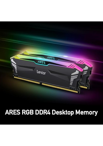 16GB (2X8GB) Ares Rgb Ddr4 Ram 3600MT/S CL18 1.35V Masaüstü Bellek, Intel Xmp 2.0 ve Amd Ryzen ile Uyumlu, Siyah (LD4BU008G-R3600GDLA) fiyatları