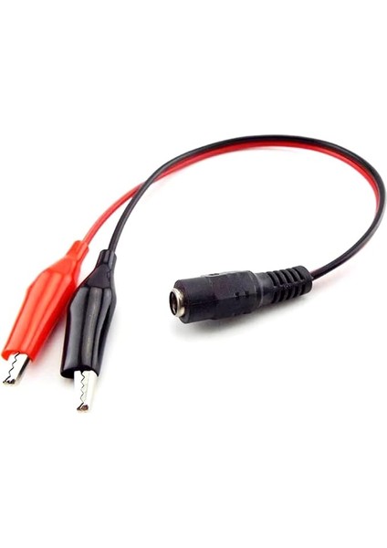 Lua 5.5x2.5mm Dişi To Krokodil Çevirici 25CM Kablo