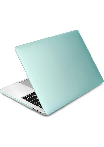 MacBook Air 13.6 Inç M2 M3 M4 Uyumlu Kılıf, Mat Flu Sert Kapak, Ince Hafif Darbe Önleyici Koruma, Şeffaf & Renk Seçenekli Hardcase Açık Yeşil modelleri