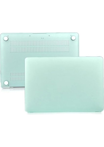 MacBook Air 13.6 Inç M2 M3 M4 Uyumlu Kılıf, Mat Flu Sert Kapak, Ince Hafif Darbe Önleyici Koruma, Şeffaf & Renk Seçenekli Hardcase Açık Yeşil indirimleri