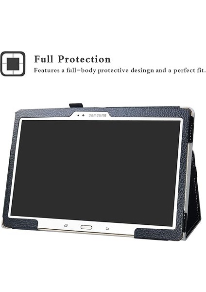 Tab S 10.5 Kılıf, Labanema Slim Fit Folyo Pu Deri Ince Suni Deri Koruyucu Kapak Kabuk Samsung Galaxy Tab S 10.5 T800 T805 (10,5 Inç) Tablet Için - Siyah fiyatları
