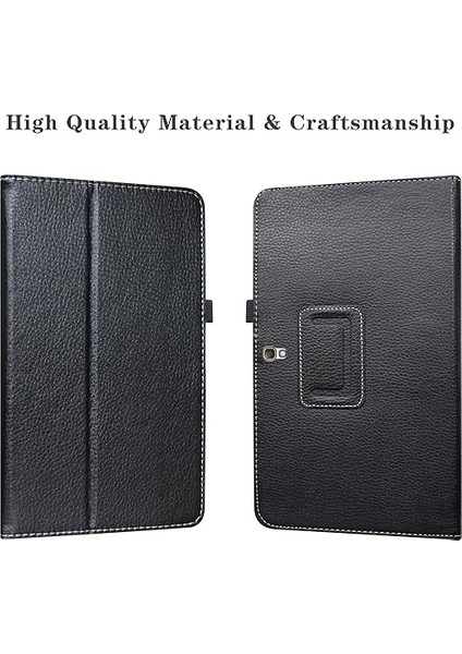 Tab S 10.5 Kılıf, Labanema Slim Fit Folyo Pu Deri Ince Suni Deri Koruyucu Kapak Kabuk Samsung Galaxy Tab S 10.5 T800 T805 (10,5 Inç) Tablet Için - Siyah fırsatları