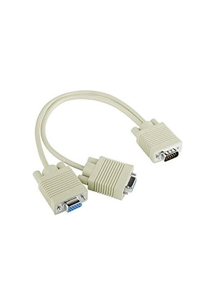 SLX-VGA152 VGA To 2 VGA Çoklayıcı Kablosu, Beyaz fiyatları