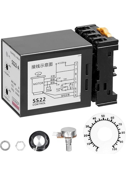 6-250W AC220V 3A 50/60Hz Hız Kontrol Motor Hızları Pinpoint Regülatörü Kontrol Cihazı Youmaxe