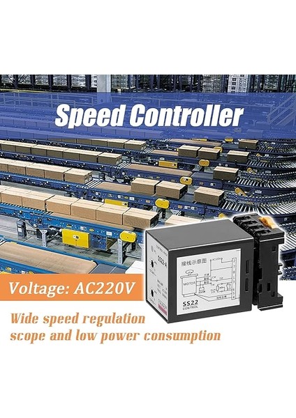 6-250W AC220V 3A 50/60Hz Hız Kontrol Motor Hızları Pinpoint Regülatörü Kontrol Cihazı Youmaxe fiyatları