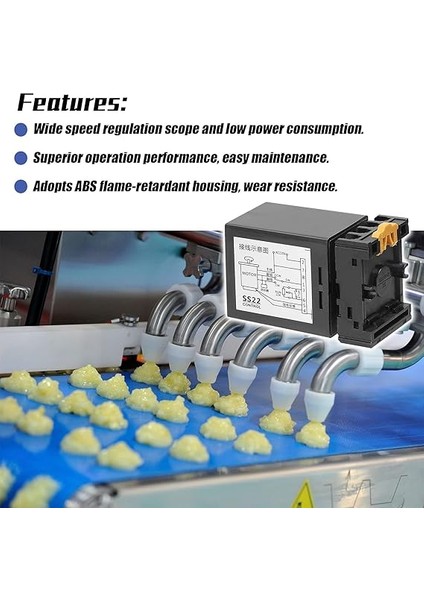6-250W AC220V 3A 50/60Hz Hız Kontrol Motor Hızları Pinpoint Regülatörü Kontrol Cihazı Youmaxe modelleri