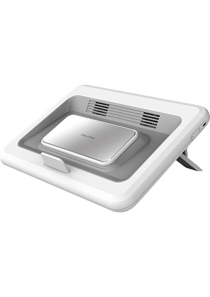 2 Sessiz Fanlı Yeni Dizüstü Bilgisayar Soğutucu Yarı Iletken Soğutma Desteği Ayarlanabilir Dizüstü Bilgisayar Soğutucu