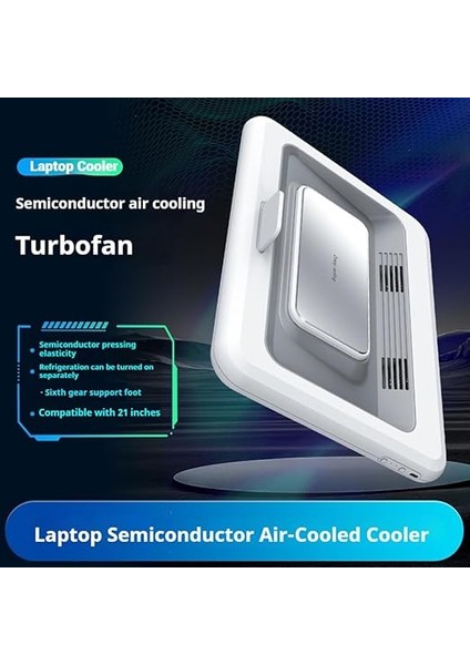 2 Sessiz Fanlı Yeni Dizüstü Bilgisayar Soğutucu Yarı Iletken Soğutma Desteği Ayarlanabilir Dizüstü Bilgisayar Soğutucu fırsatları