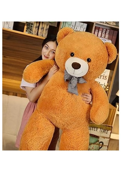Özel Hediye - 140 cm Papyonlu Peluş Ayıcık... 140CMAYI (Kahverengi) fiyatları