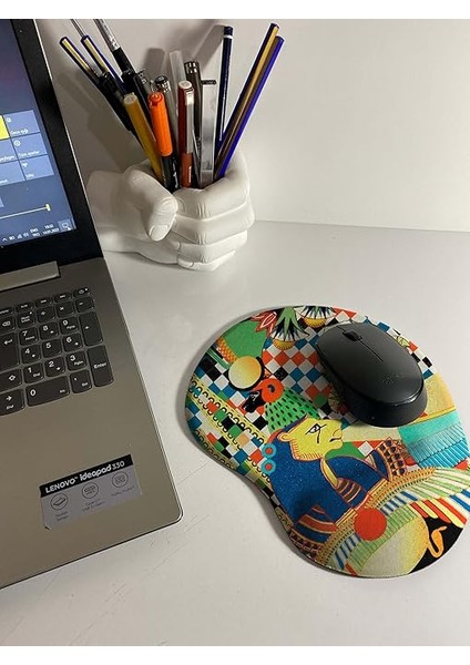 Baskılı Bilek Destekli Mouse Pad - Dünya Serisi fiyatları
