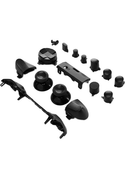 Series x Için Tam Oyun Denetleyici Düğmesi Seti Yedek Kolları Kitleri (Siyah)