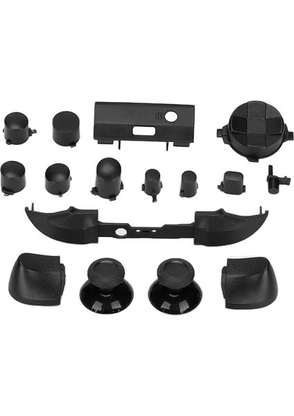 Series x Için Tam Oyun Denetleyici Düğmesi Seti Yedek Kolları Kitleri (Siyah) modelleri