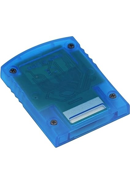 Gamecube Hafıza Kartları, Gamecube ve Wii Konsolu ile Uyumlu Hafıza Kartı - Mavi 512MB (8192 Blok) modelleri