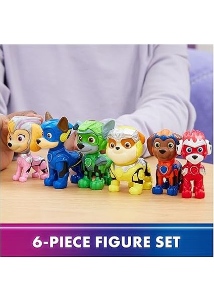 Patrol: Süper Film, 6 Süper Kahraman Oyun Figürlü Hediye Seti, 3 Yaşından Büyük Çocuklar Için Uygun Oyuncak fırsatları