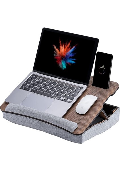 Wood - LS031 Minderli Eğim Ayarlanabilir Laptop Sehpası