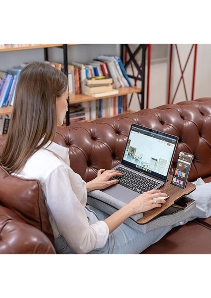 Wood - LS031 Minderli Eğim Ayarlanabilir Laptop Sehpası fiyatları