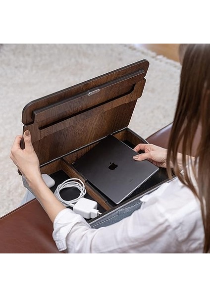 Wood - LS031 Minderli Eğim Ayarlanabilir Laptop Sehpası modelleri