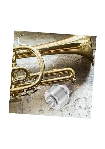 Alüminyum Alaşımlı Trompet Düz Susturucu Metal Trompet Aksesuarları Uygulama Için Susturucu indirimleri