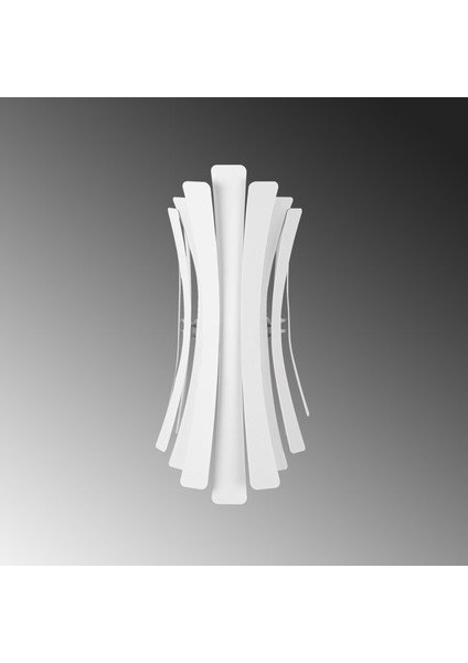 Linea Çift Yönlü Modern Metal Aplik Beyaz, Minimalist Duvar Lambası LINEA-15441