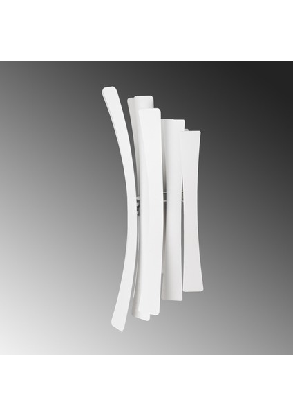Linea Çift Yönlü Modern Metal Aplik Beyaz, Minimalist Duvar Lambası LINEA-15441