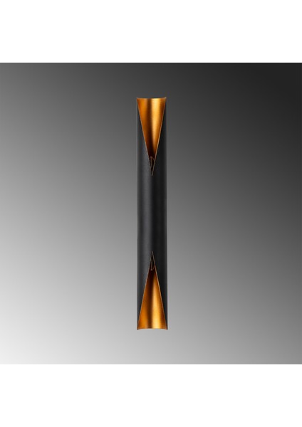 Vega Çift Yönlü Metal Tekli Aplik Siyah, Modern Tasarım Duvar Lambası VEGA-15366 fırsatları