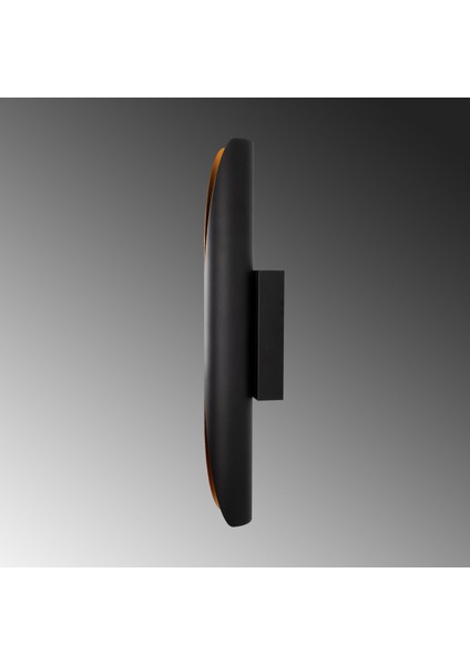 Vega Çift Yönlü Metal Tekli Aplik Siyah, Modern Tasarım Duvar Lambası VEGA-15366