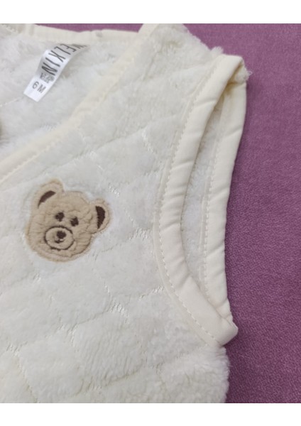 Welkin Baklava Desenli Ayıcık Nakışlı Welsoft Yelek fiyatları