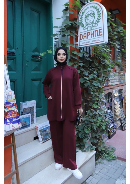 Cepli Fermuarlı Oysho Takım