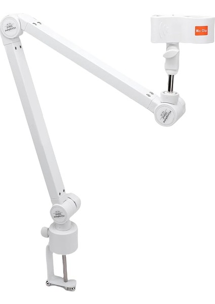 Mikrofon Bom Kolu, Masa Üstü Mikrofon Kolu, Podcast, Oyun Için 32 Ila 60 mm Çaplı Mikrofonlar Için 360 Derece Dönebilen Ayarlanabilir Mikrofon Kolu Standı