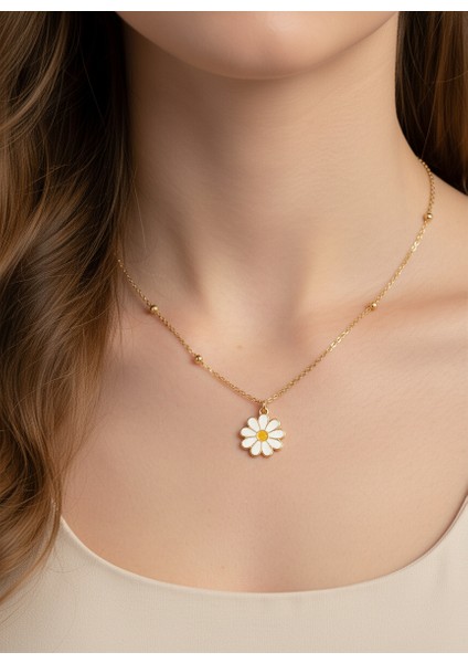 Papatya Zincir Kolye