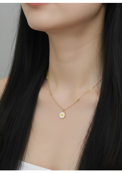 Papatya Zincir Kolye modelleri