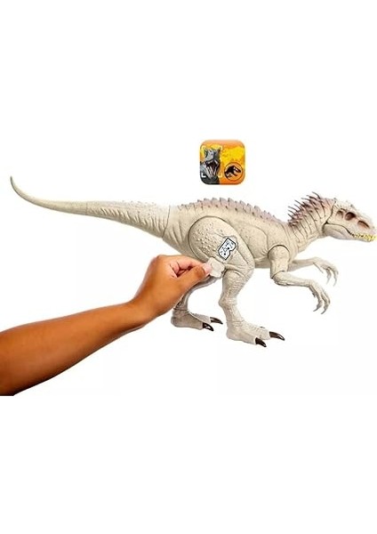 Jurassic World Kamuflaj Dinozor Figürü; Işıklı, Sesli, Isırma ve Kafayı Sallama Hareketi, Kamuflaj I-Rex, Dijital Oyun, HNT63 fırsatları
