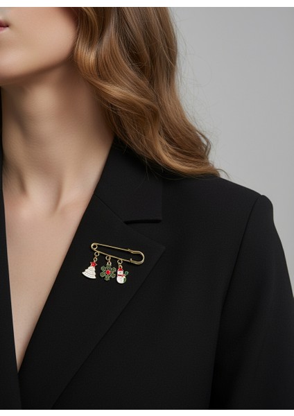 Yılbaşı Iskoç Yaka Iğnesi fiyatları