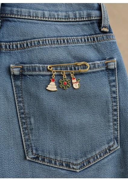 Yılbaşı Iskoç Yaka Iğnesi modelleri