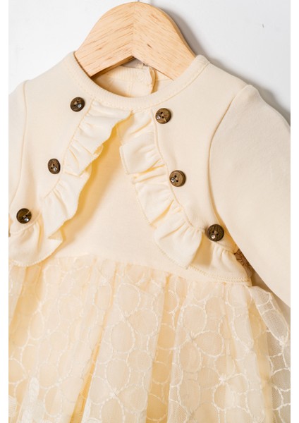 Kız Bebek Mevlütlük Dantelli Elbise Bandanalı fırsatları