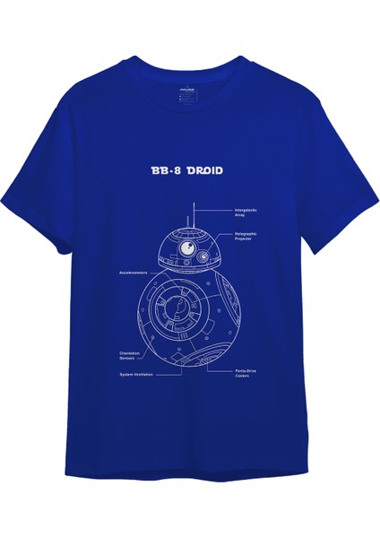 Bb-8 Tişört - Mavi