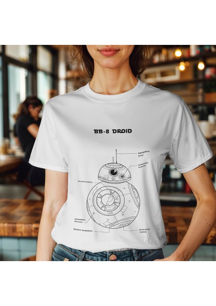 Bb-8 Tişört - Beyaz fiyatları