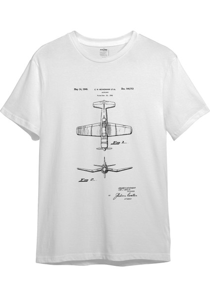 F4U Corsair Tişört - Beyaz