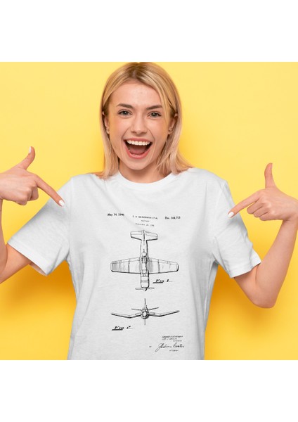 F4U Corsair Tişört - Beyaz fiyatları