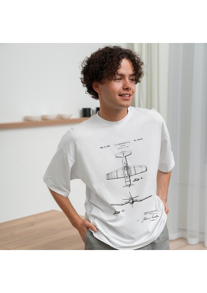 F4U Corsair Tişört - Beyaz modelleri