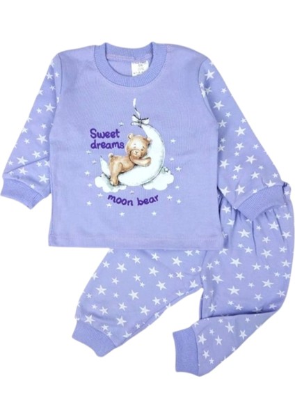 Moon Bear Baskılı Kız Takım