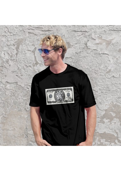 Morty Dollar Tişört - Siyah modelleri
