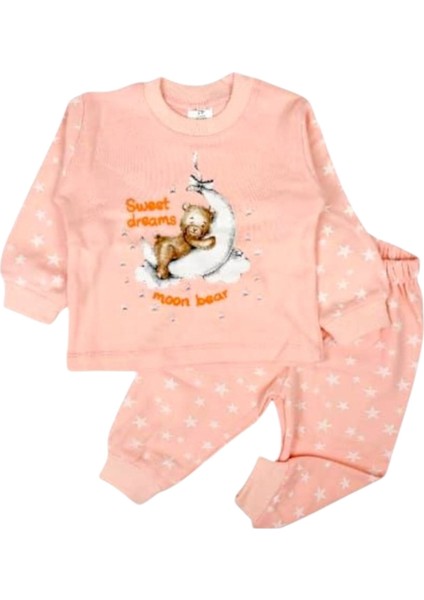 Moon Bear Baskılı Kız Takım