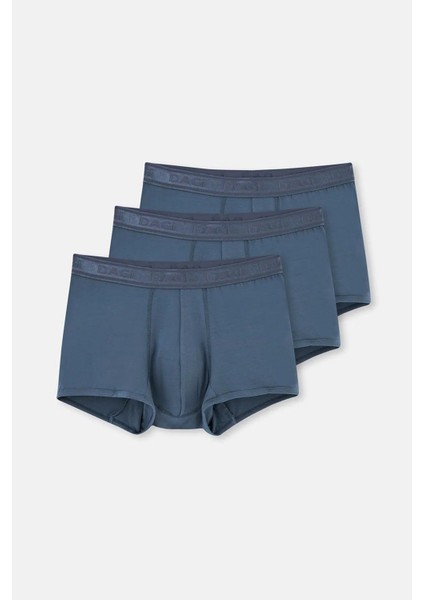 Erkek Basic Modal 3'lü Paket Boxer D4210