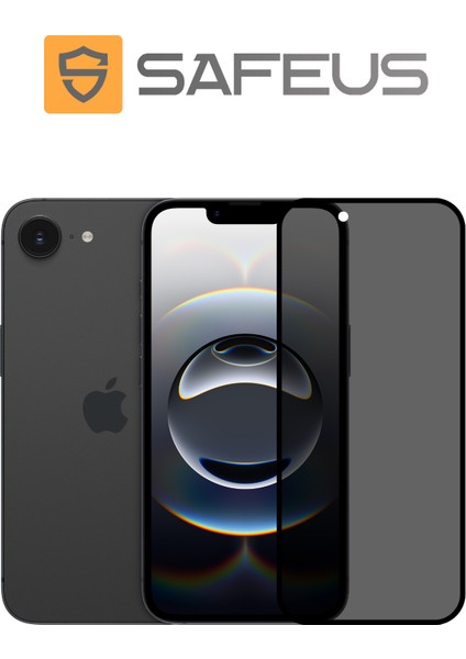 iPhone 16E Tam Kaplayan Hayalet Parmak Izi Bırakmayan Safir Ekran Koruyucu Cam