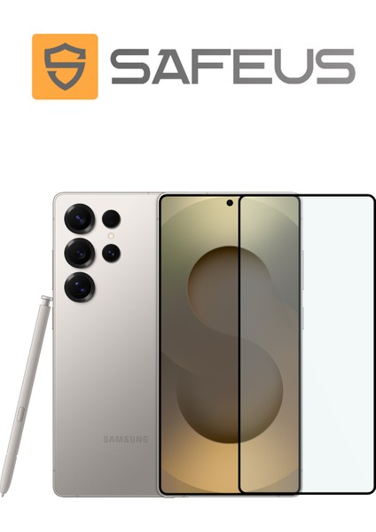 Samsung S25 Ultra Tam Kaplayan Parmak Izi Bırakmayan Safir Ekran Koruyucu Cam