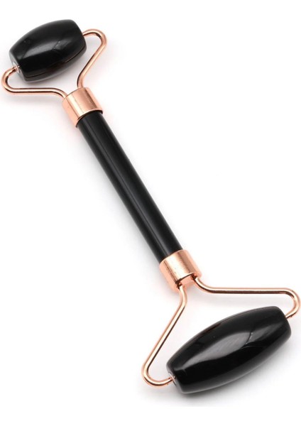 Obsidyen Doğal Taş Masaj Taşı Rose Renkli - Face Roller