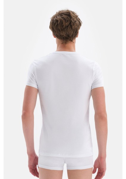 Erkek Pamuklu V Yaka Atlet D5030 modelleri