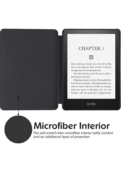 6" Kindle Paperwhite 10. Nesil Kılıf (2018 Sürümü, Model PQ94WIF) - Otomatik Uyku/uyandırma Özellikli modelleri